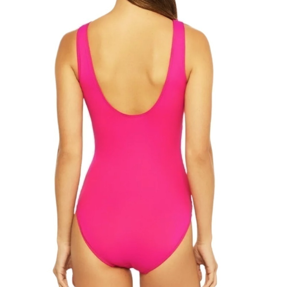 Ralph Lauren Orchid Tummy-Control Underwire Ruffled One-Piece Swimsuit - Picture 2 of 10